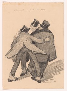 Les piliers de la société - Willem van Schaik (signed by artist)