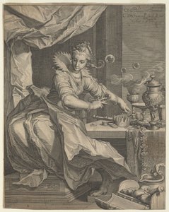 Allégorie de la richesse et du luxe - Willem van Swanenburgh