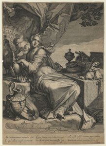 Allégorie de la vanité et de la nature transitoire des possessions mondaines, 1608 - Willem van Swanenburgh
