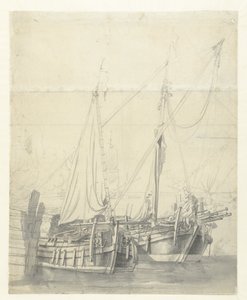 Deux bateaux de service
