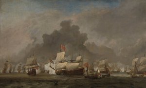 Bataille navale entre Michiel Adriaensz de Ruyter et le duc d