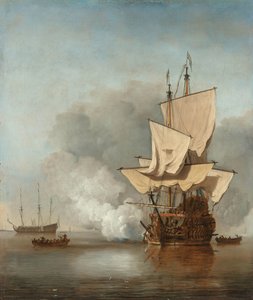 Le coup de canon - Willem van de Velde (II)