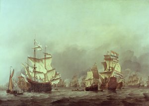 La reddition du Royal Prince, 3 juin 1666 - Willem van de Velde