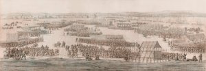 Une grande revue sur Hounslow Heath - Willem van de the Elder Velde