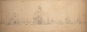Un conseil de guerre dans la flotte hollandaise