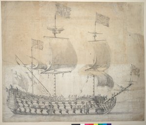 HMS Britannia - Willem van de the Elder Velde