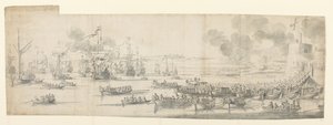 Marie de Modène embarque à Gravesend