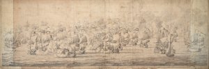 La Bataille de Lowestoft, 3-13 juin 1665, vers 1674
