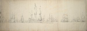 La veille de la bataille de Lowestoft, 2-12 juin 1665