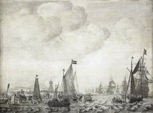 Navires marchands vers l