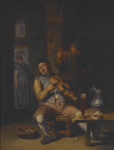Les fêtards - Willem van the Elder Herp