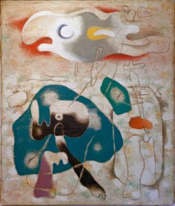 Eidos avec grande amibe - Willi Baumeister