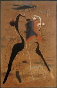 Personnage marchant - Willi Baumeister