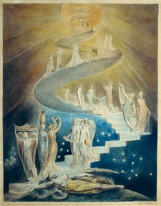 Tableau Toile 'The Ancient Of Days' William Blake - 60x90cm, Impression UV, Décoration Murale Vintage - Sans Cadre - 5