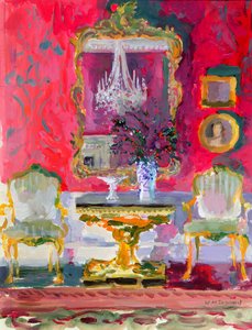 Affiche Toile Raoul Dufy 'La Vie En Rose' - 40x60 Cm Sans Cadre, Impression Haute Qualité, Décoration Murale