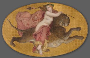 Bacchante sur une panthère