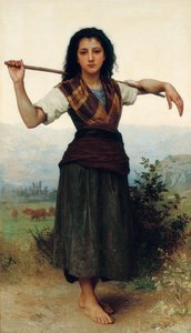 La Petite Bergère - William-Adolphe Bouguereau