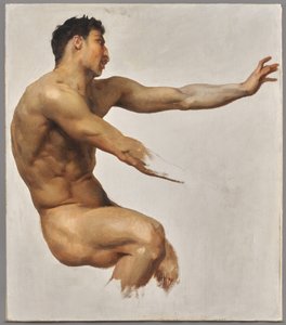 Étude de satyre pour *Nymphes et satyres*
