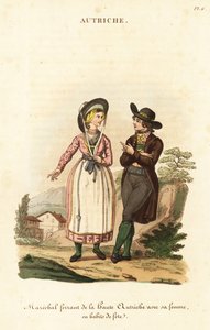 Forgeron et sa femme, Haute-Autriche - William (after) Alexander
