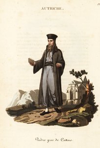 Prêtre orthodoxe grec de Kotor, Monténégro