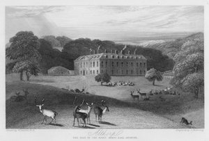 Althorp, la résidence du comte Spencer (gravure) - William (after) Daniell
