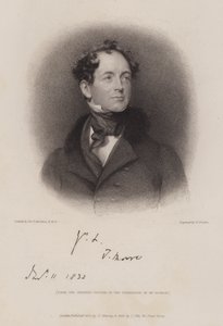 Thomas Moore, poète irlandais et biographe de Lord Byron (gravure) - William (after) Finden