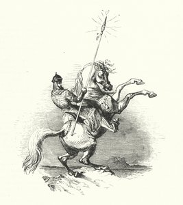 Cavalier de bronze (gravure) - William (after) Harvey