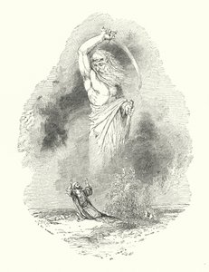 Marchand et Djinn (gravure) - William (after) Harvey
