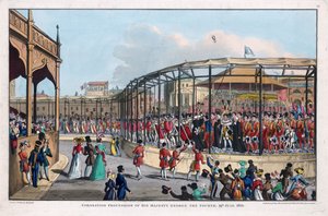 Procession de couronnement de George IV (1762-1830), St James