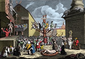 Gravure emblématique du South Sea Scheme - William (after) Hogarth