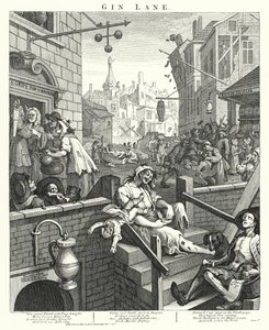 Gin Lane - William (after) Hogarth