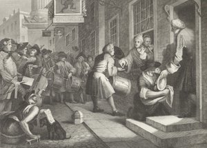 Le Jour du mariage de Goodchild - William (after) Hogarth