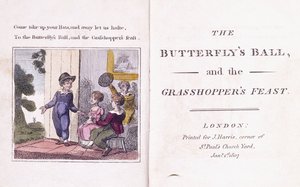 Frontispice illustré du livre pour enfants, 