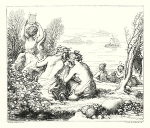 Les Fées de la mer - William (after) Mulready