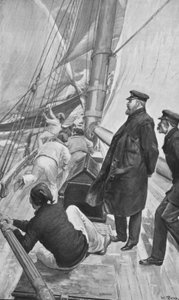 Le roi Édouard dans un accident de yacht à Cowes