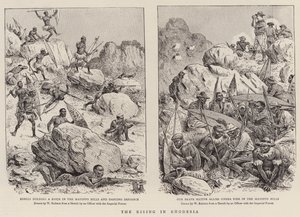 Le soulèvement en Rhodésie (gravure)