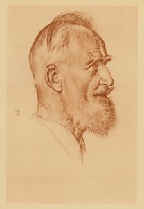 Portrait de George Bernard Shaw - William (after) Rothenstein