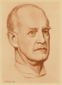 Portrait de John Galsworthy - William (after) Rothenstein
