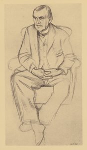 Portrait de Philip Wilson Steer - William (after) Rothenstein
