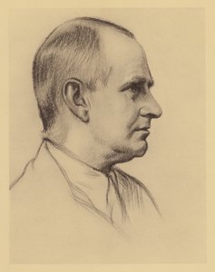 Portrait du professeur A S Eddington - William (after) Rothenstein