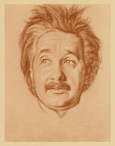 Portrait du professeur Albert Einstein