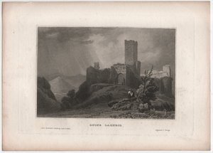 Ruin Lahneck - William (after) Tombleson