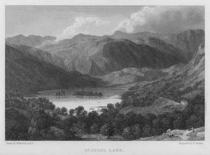 Grand lac de Rydal - William (after) Westall