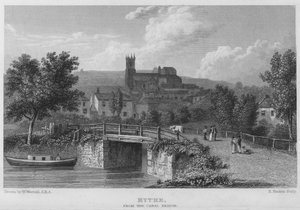 Hythe, depuis le pont du canal - William (after) Westall