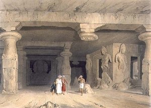 Intérieur du Grand Temple de la Grotte d