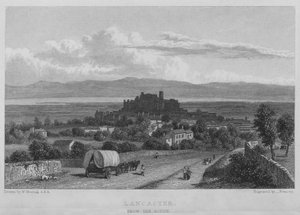 Lancaster, depuis le Sud - William (after) Westall