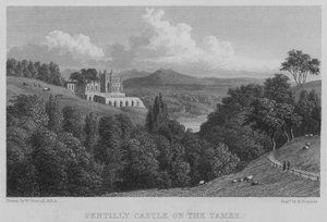 Château de Pentilly sur le Tamer - William (after) Westall