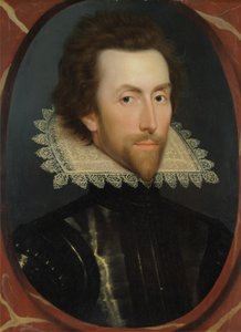 Portrait de Grey Brydges, Cinquième Baron Chandos de Sudeley (c. 1581-1621) c.1615 - William (attr. to) Larkin