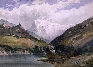Wetterhorn, Oberland bernois - William (circle of) Callow