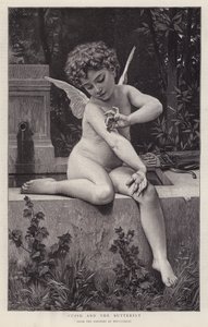 Cupidon et le papillon